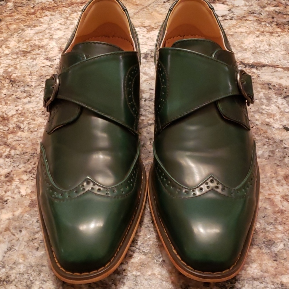 UV Signature Forest Green Dress Shoes